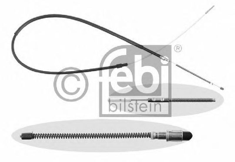 FEBI BILSTEIN 14200 - Cable, parking brake Left Rear | Right Rear