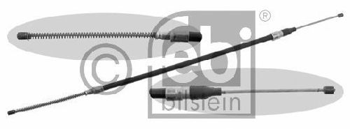 FEBI BILSTEIN 14208 - Cable, parking brake Left Rear | Right Rear