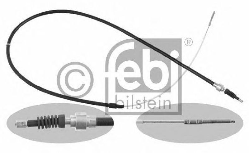 FEBI BILSTEIN 14234 - Cable, parking brake Left Rear | Right Rear