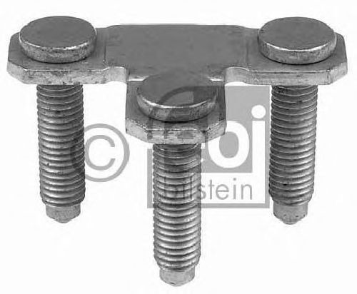 FEBI BILSTEIN 14240 - Securing Plate, ball joint Front Axle