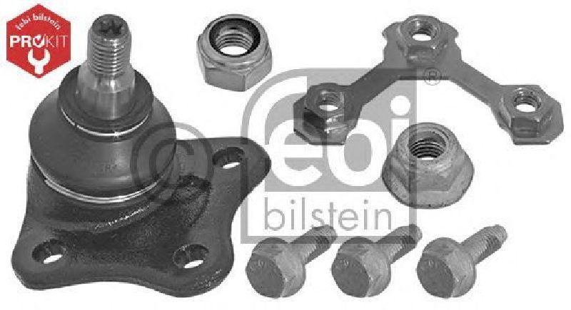 FEBI BILSTEIN 14444 - Ball Joint PROKIT Front Axle Right | Lower SKODA, VW