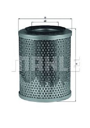 LX 196 KNECHT 78445504 - Air Filter FENDT