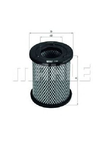 LX 2000 KNECHT 70521230 - Air Filter NISSAN