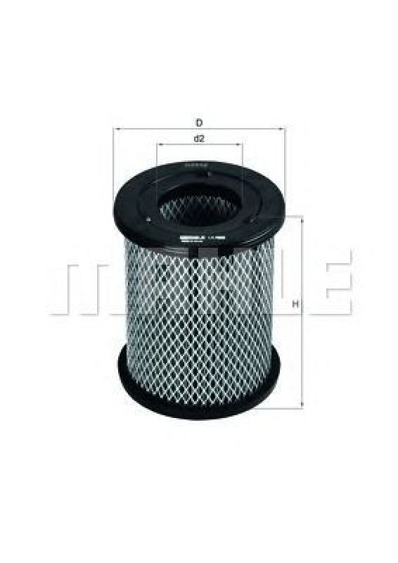 LX 2000 KNECHT 70521230 - Air Filter NISSAN