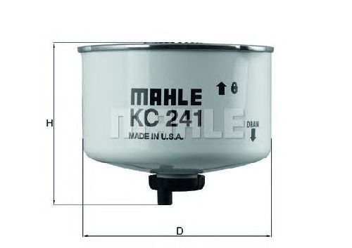 KC 241D KNECHT 70353650 - Fuel filter LAND ROVER
