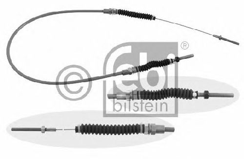 FEBI BILSTEIN 15807 - Cable, parking brake Left Rear | Right Rear