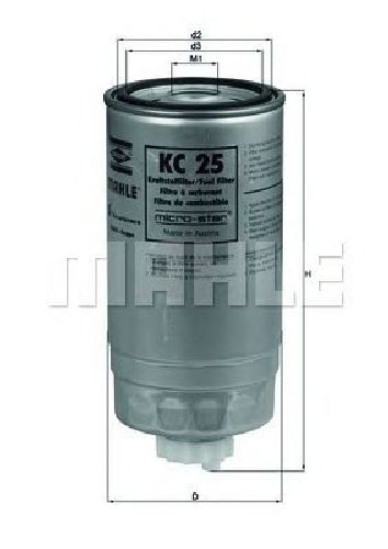 KC 25 KNECHT 77156003 - Fuel filter