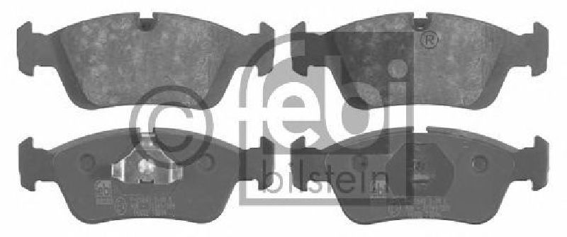 FEBI BILSTEIN 21293 - Brake Pad Set, disc brake Front Axle