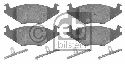 FEBI BILSTEIN 20889 - Brake Pad Set, disc brake Front Axle