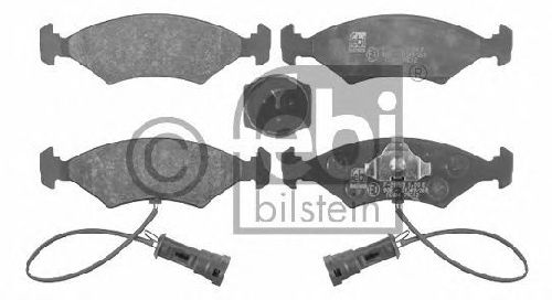 FEBI BILSTEIN 20640 - Brake Pad Set, disc brake Front Axle