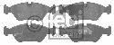 FEBI BILSTEIN 20757 - Brake Pad Set, disc brake Front Axle