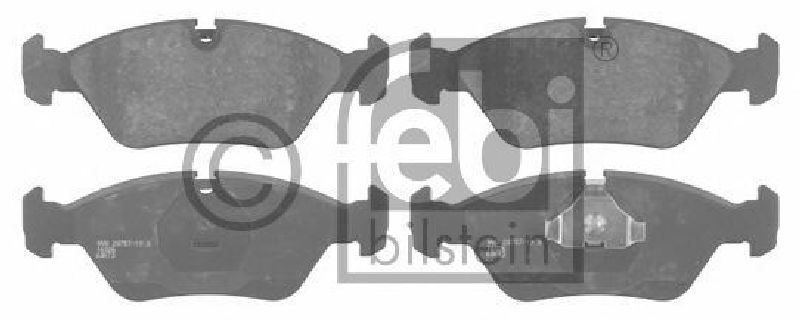 FEBI BILSTEIN 20757 - Brake Pad Set, disc brake Front Axle