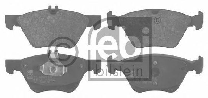 FEBI BILSTEIN 21670 - Brake Pad Set, disc brake Front Axle