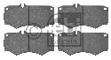 FEBI BILSTEIN 20784 - Brake Pad Set, disc brake Front Axle MERCEDES-BENZ