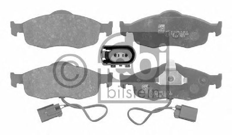 FEBI BILSTEIN 21395 - Brake Pad Set, disc brake Front Axle