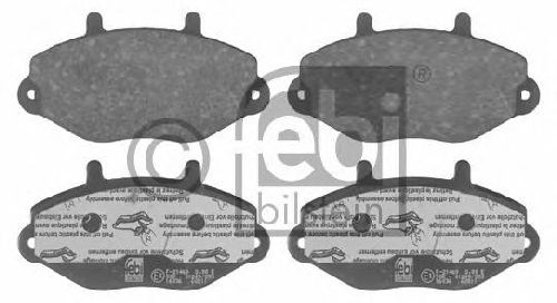 FEBI BILSTEIN 21469 - Brake Pad Set, disc brake Front Axle