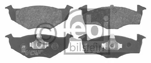 FEBI BILSTEIN 21866 - Brake Pad Set, disc brake Front Axle VW, SKODA