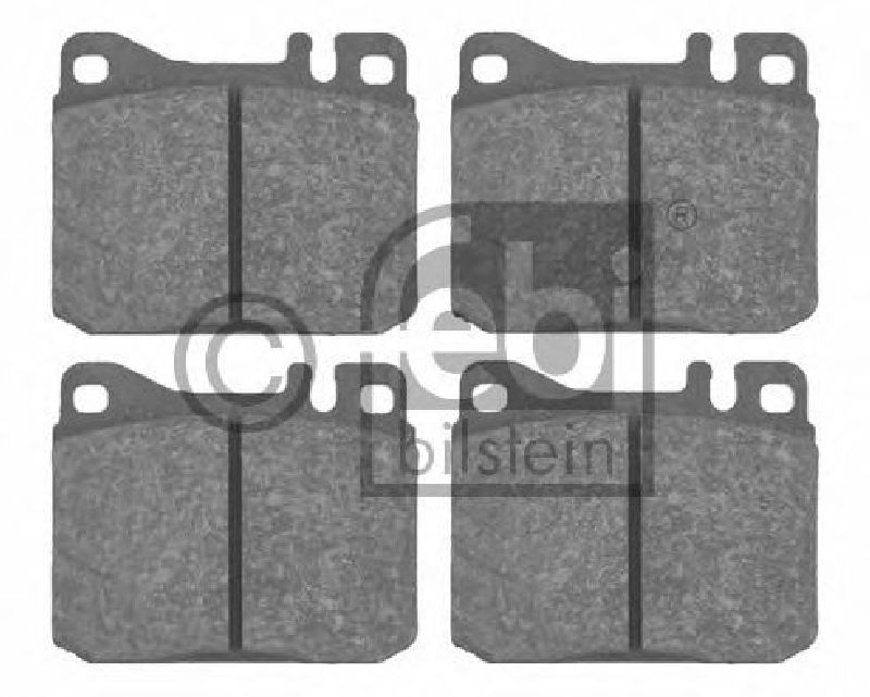 FEBI BILSTEIN 20341 - Brake Pad Set, disc brake Front Axle