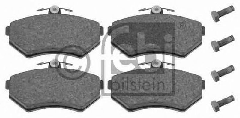 FEBI BILSTEIN 20167 - Brake Pad Set, disc brake Front Axle