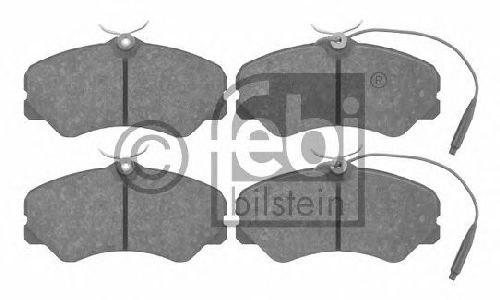 FEBI BILSTEIN 21205 - Brake Pad Set, disc brake Front Axle