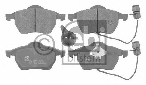 FEBI BILSTEIN 20676 - Brake Pad Set, disc brake Front Axle