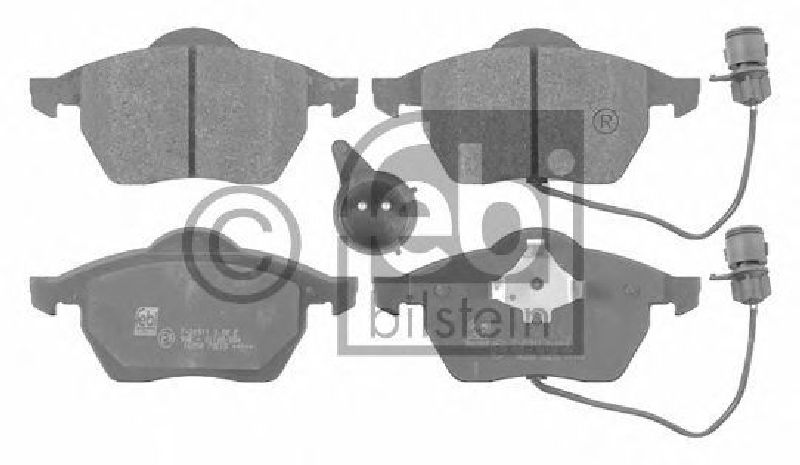 FEBI BILSTEIN 20676 - Brake Pad Set, disc brake Front Axle