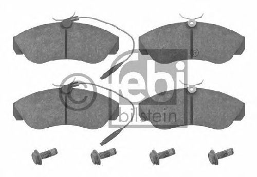 FEBI BILSTEIN 21629 - Brake Pad Set, disc brake Front Axle