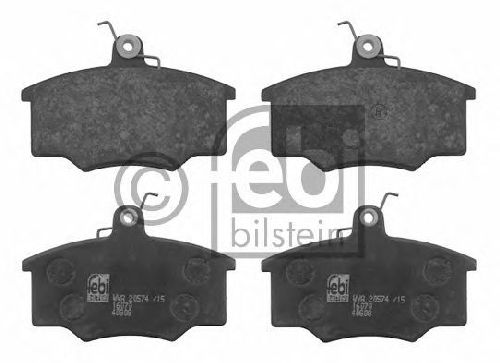FEBI BILSTEIN 20574 - Brake Pad Set, disc brake Front Axle