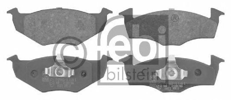 FEBI BILSTEIN 21866 - Brake Pad Set, disc brake Front Axle