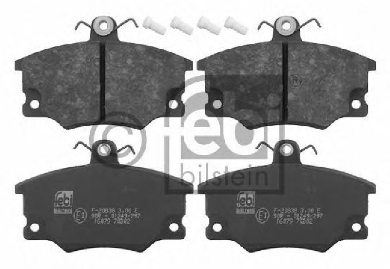 FEBI BILSTEIN 20834 - Brake Pad Set, disc brake Front Axle FIAT