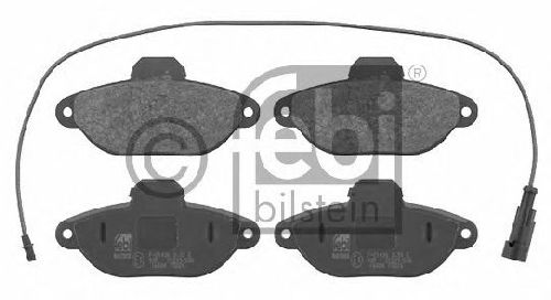 FEBI BILSTEIN 21436 - Brake Pad Set, disc brake Front Axle FIAT