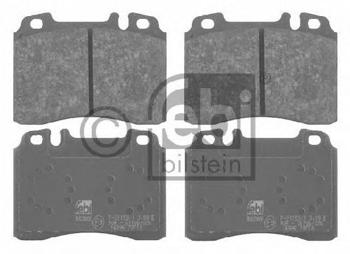 FEBI BILSTEIN 21153 - Brake Pad Set, disc brake Front Axle