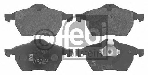 FEBI BILSTEIN 21829 - Brake Pad Set, disc brake Front Axle