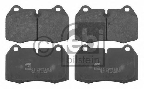 FEBI BILSTEIN 21471 - Brake Pad Set, disc brake Front Axle BMW