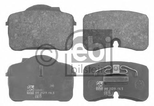 FEBI BILSTEIN 21306 - Brake Pad Set, disc brake Front Axle