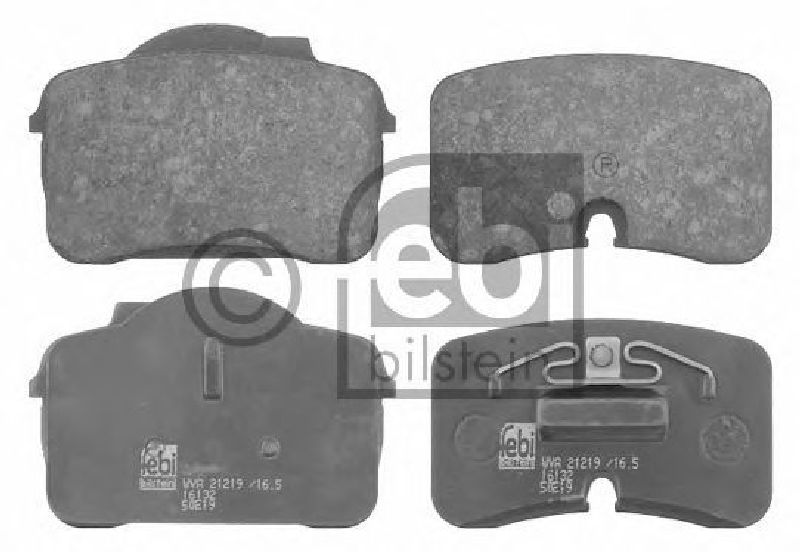 FEBI BILSTEIN 21306 - Brake Pad Set, disc brake Front Axle