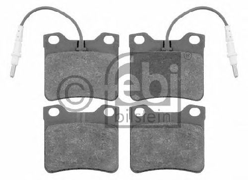 FEBI BILSTEIN 21278 - Brake Pad Set, disc brake Rear Axle
