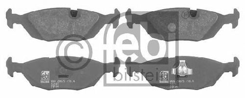 FEBI BILSTEIN 20675 - Brake Pad Set, disc brake Rear Axle