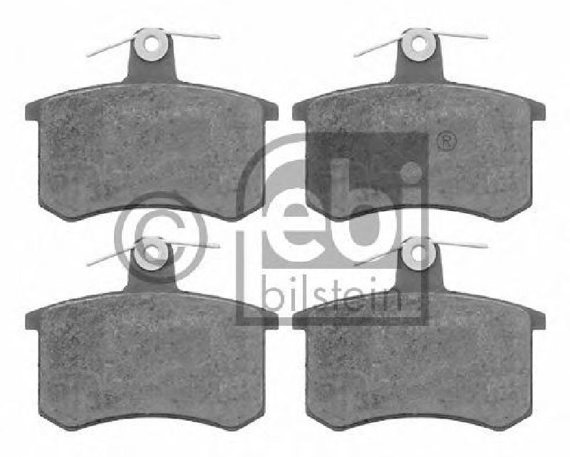 FEBI BILSTEIN 20598 - Brake Pad Set, disc brake Rear Axle