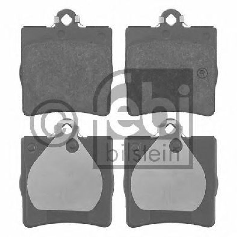 FEBI BILSTEIN 21919 - Brake Pad Set, disc brake Rear Axle MERCEDES-BENZ