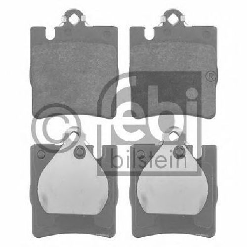 FEBI BILSTEIN 21899 - Brake Pad Set, disc brake Rear Axle