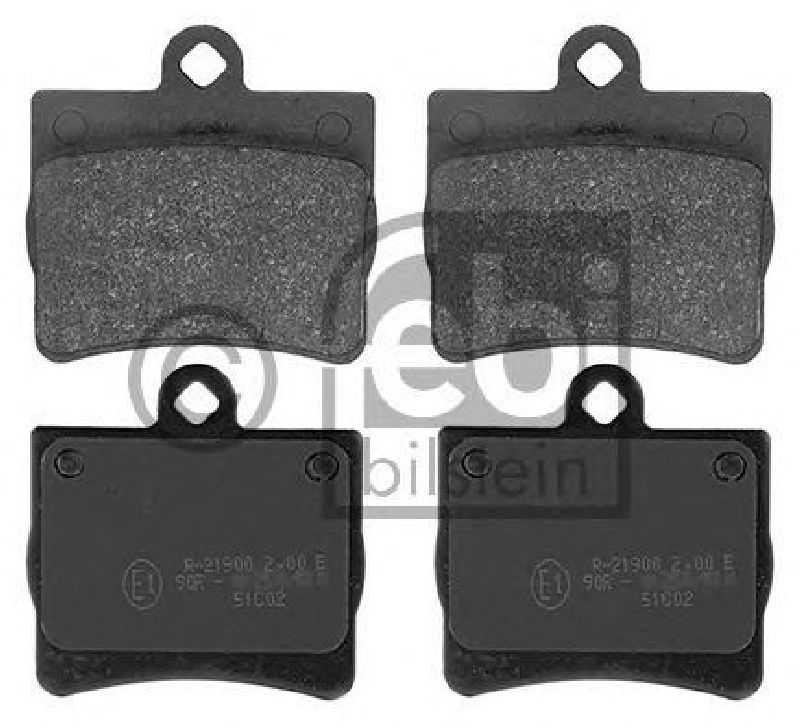 FEBI BILSTEIN 21900 - Brake Pad Set, disc brake Rear Axle