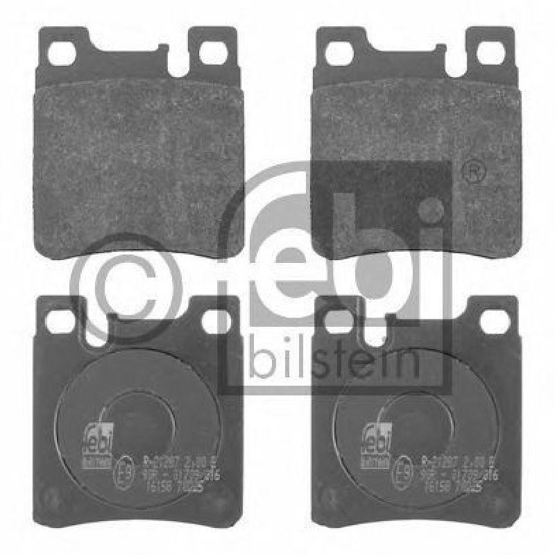 FEBI BILSTEIN 21305 - Brake Pad Set, disc brake Rear Axle MERCEDES-BENZ