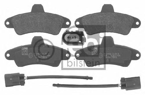 FEBI BILSTEIN 21586 - Brake Pad Set, disc brake Rear Axle