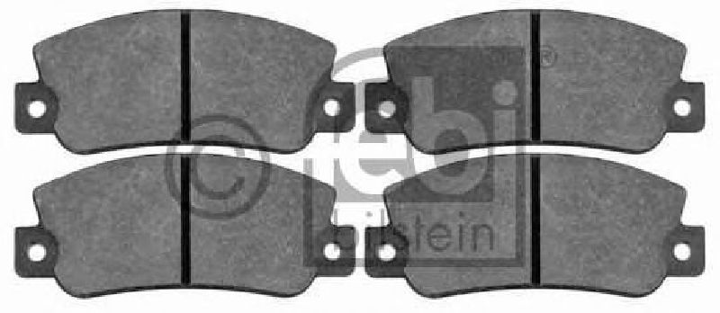 FEBI BILSTEIN 21107 - Brake Pad Set, disc brake