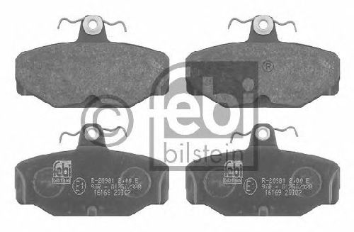 FEBI BILSTEIN 20981 - Brake Pad Set, disc brake Rear Axle