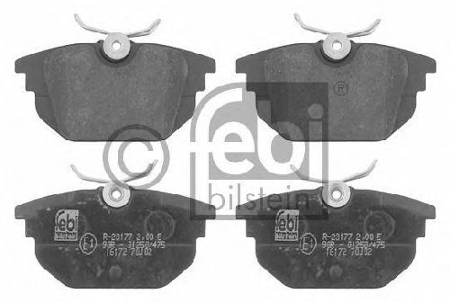 FEBI BILSTEIN 23177 - Brake Pad Set, disc brake Rear Axle