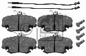 FEBI BILSTEIN 21004 - Brake Pad Set, disc brake Front Axle DACIA, RENAULT
