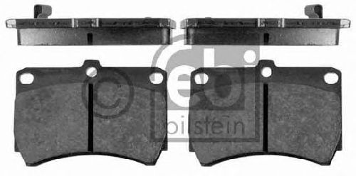 FEBI BILSTEIN 21654 - Brake Pad Set, disc brake Front Axle