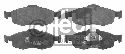 FEBI BILSTEIN 21358 - Brake Pad Set, disc brake Front Axle